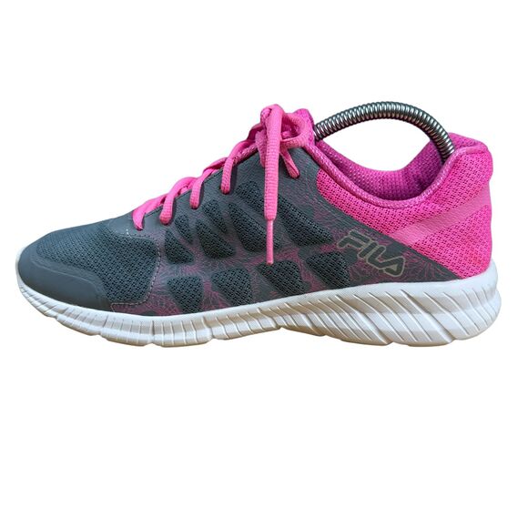 Shoes - FILA Women's Memory Foam Running Shoes 5SR21464-070 Gray Pink Size 8.5 US